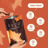 Ryze Mushroom Coffee | 6 Adaptogenic Mushrooms | Organic | Instant Coffee | MCT Oil | Better Energy, Focus, Digestion, Immunity | Cordyceps, Lion’s Mane, Shiitake, Reishi, Turkey Tail, King Trumpet