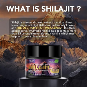 Pure 100% Himalayan Shilajit, Soft Resin, Organic, Extrmely Potent, Fulvic Acid 60g