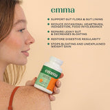 Emma Doctors Endorsed Gut Health Supplement - 60 Capsules - Relief from Gas and Bloating, Repairs Leaky Gut with Magnesium, Berberine, Vitamin D, Quercetin & More - Gut Health & Colon Cleanse Formula