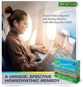 Miers Laboratories No Jet Lag Homeopathic Jet Lag Remedy (1 Pack, 32 Chewable Tablets), Travel Must Have, Flight Essential for Jet Lag Relief, Plant-Based.