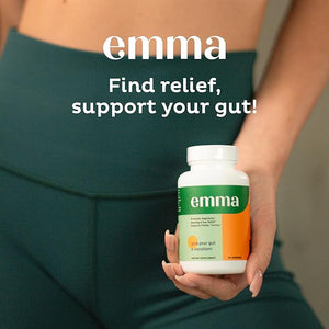 Emma Doctors Endorsed Gut Health Supplement - 60 Capsules - Relief from Gas and Bloating, Repairs Leaky Gut with Magnesium, Berberine, Vitamin D, Quercetin & More - Gut Health & Colon Cleanse Formula