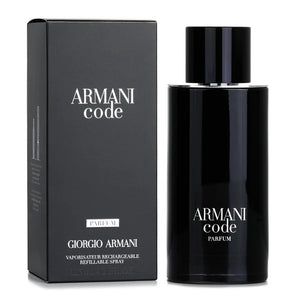 Giorgrio Armani Code Parfum Vaporisateur Rechargeable Spray 4.2 oz