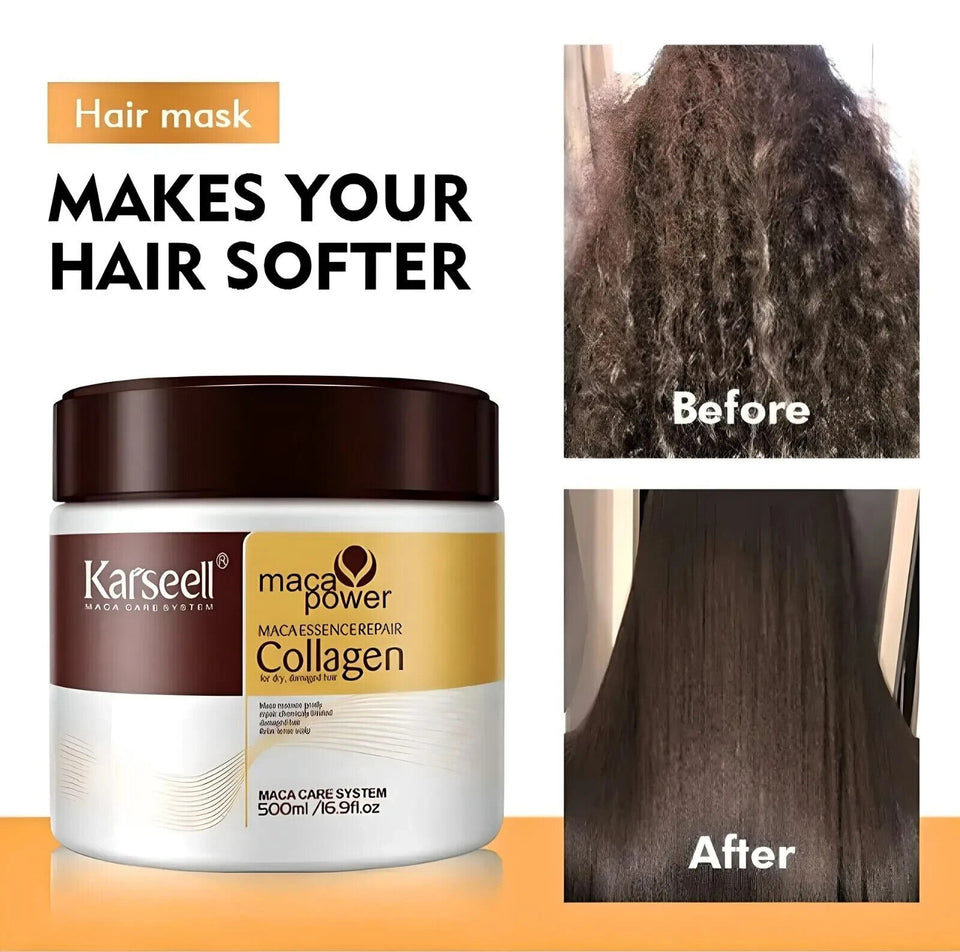 Karseell Hair Repair Mask , Argan Oil Conditioning Collagen Keratin Detox Damage