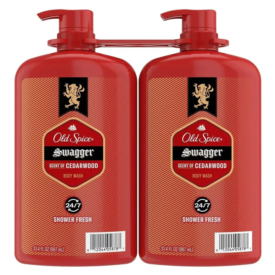 (PACK OF 2) Old Spice Body Wash For Men Bearglove Long Lasting Lather, 30 Fl Oz