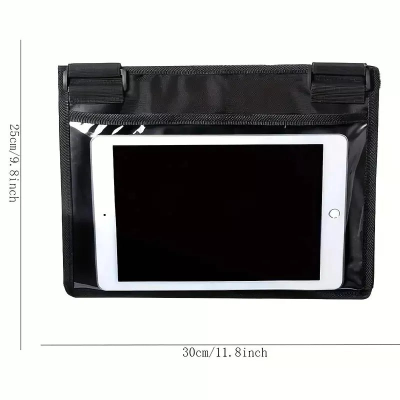 1pc Airplane Seat Back Hanging Bag, Tablet Holder, Car Back Seat Computer Storage